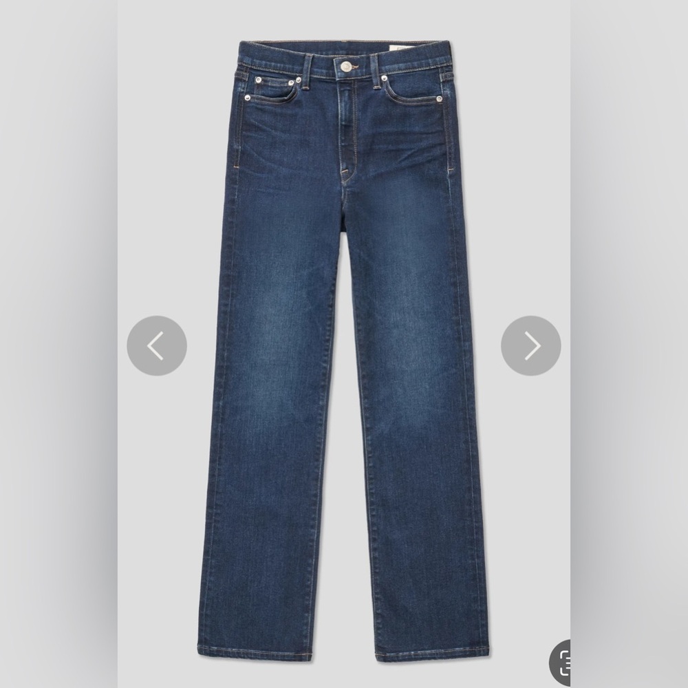 AYR Women's Straight Leg Jeans - Dark Blue